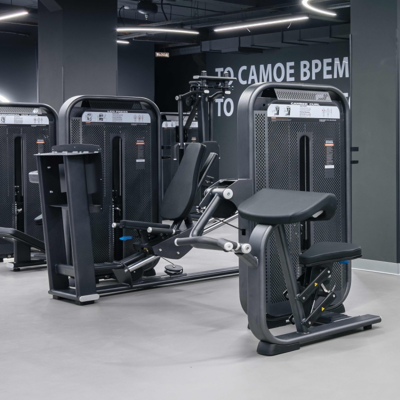 Жим ногами. Стек E7003 140 кг DHZ Fitness