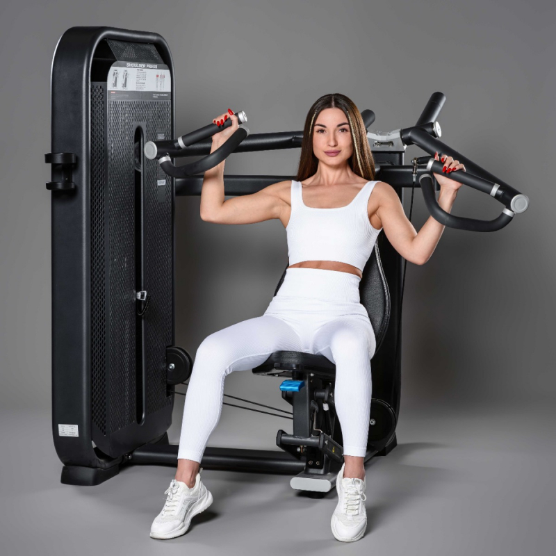 Жим от плеч. Стек E7006 110 кг DHZ Fitness