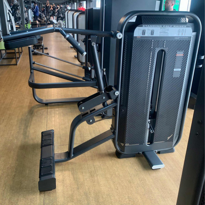 Голень стоя. Стек E7010 80 кг DHZ Fitness