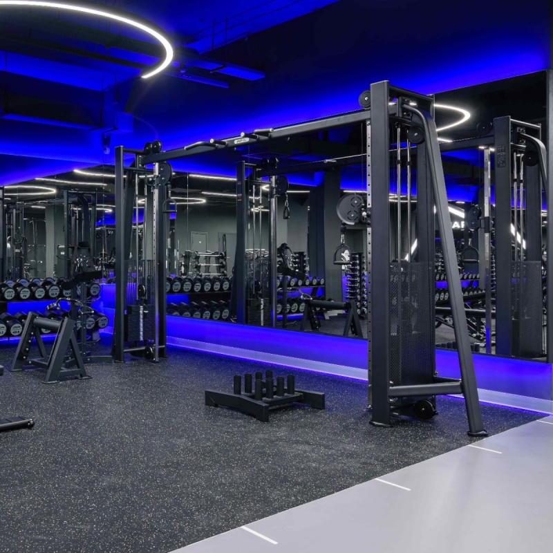 Кроссовер с изменением высоты. Стек 2x110 кг E7016 DHZ Fitness