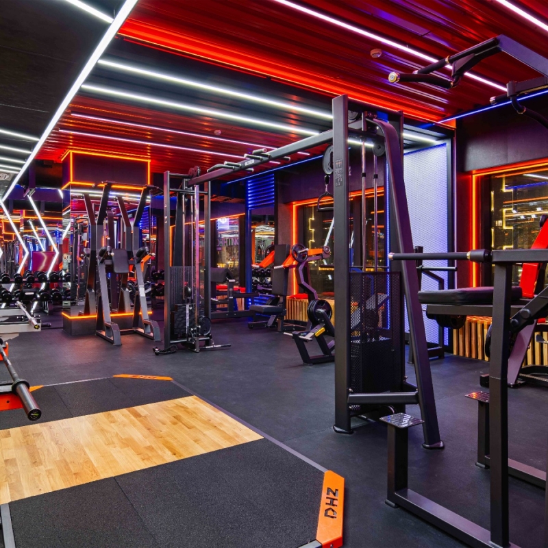 Кроссовер с изменением высоты. Стек 2x110 кг E7016 DHZ Fitness