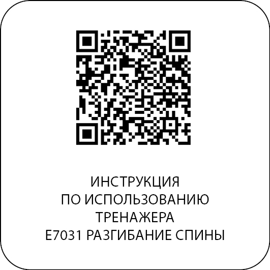 Разгибание спины. Стек E7031 110 кг DHZ Fitness