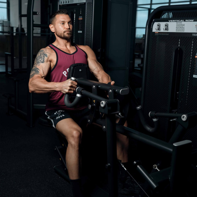 Гребная тяга с упором на грудь. Стек E7034 110 кг DHZ Fitness