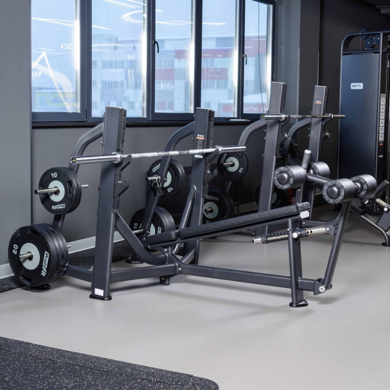 Скамья-стойка для жима под углом вниз E7041 DHZ Fitness