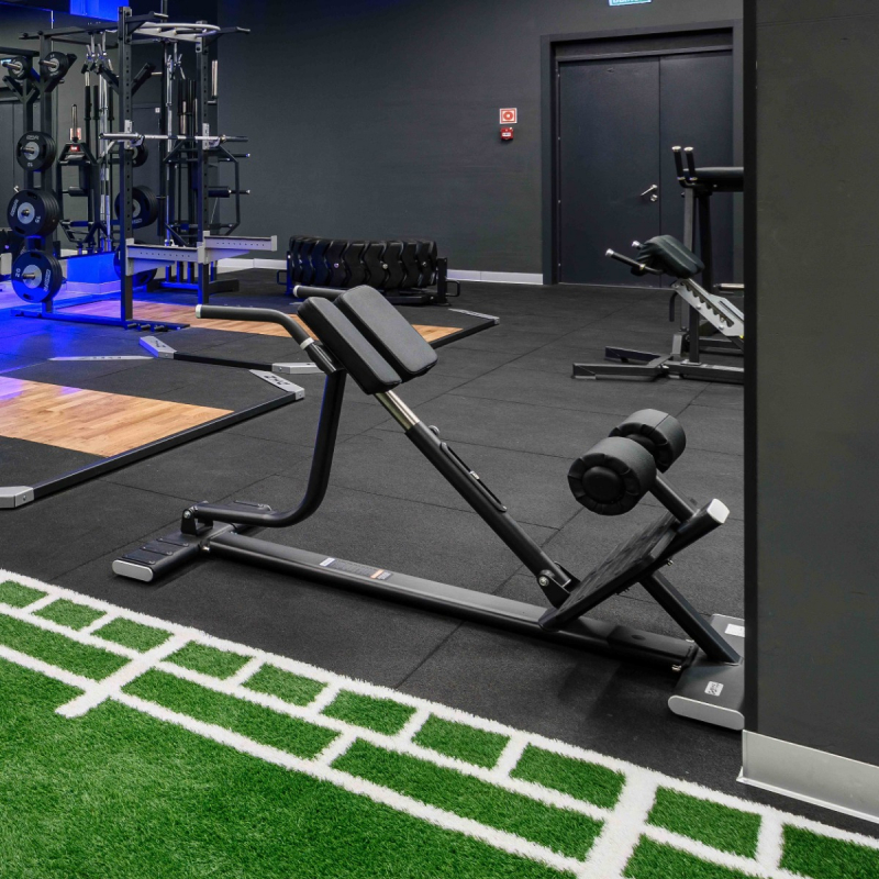 Тренажер для разгибания спины. Гиперэкстензия E7045 DHZ Fitness