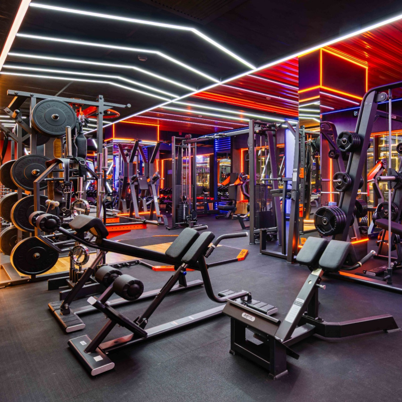 Тренажер для разгибания спины. Гиперэкстензия E7045 DHZ Fitness