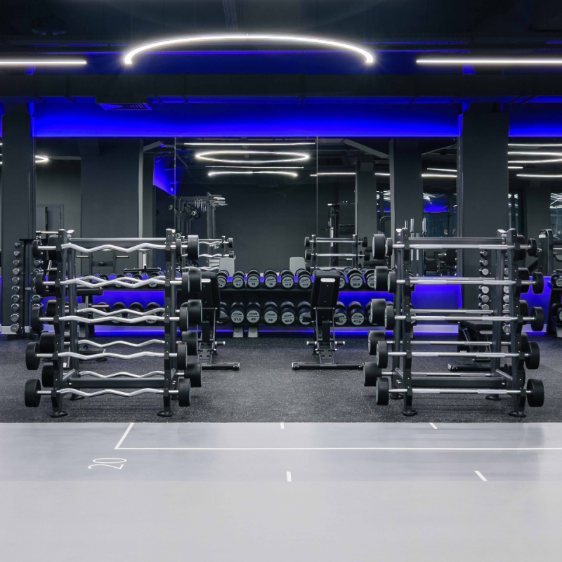 Стойка для штанг 10 шт E7055 DHZ Fitness