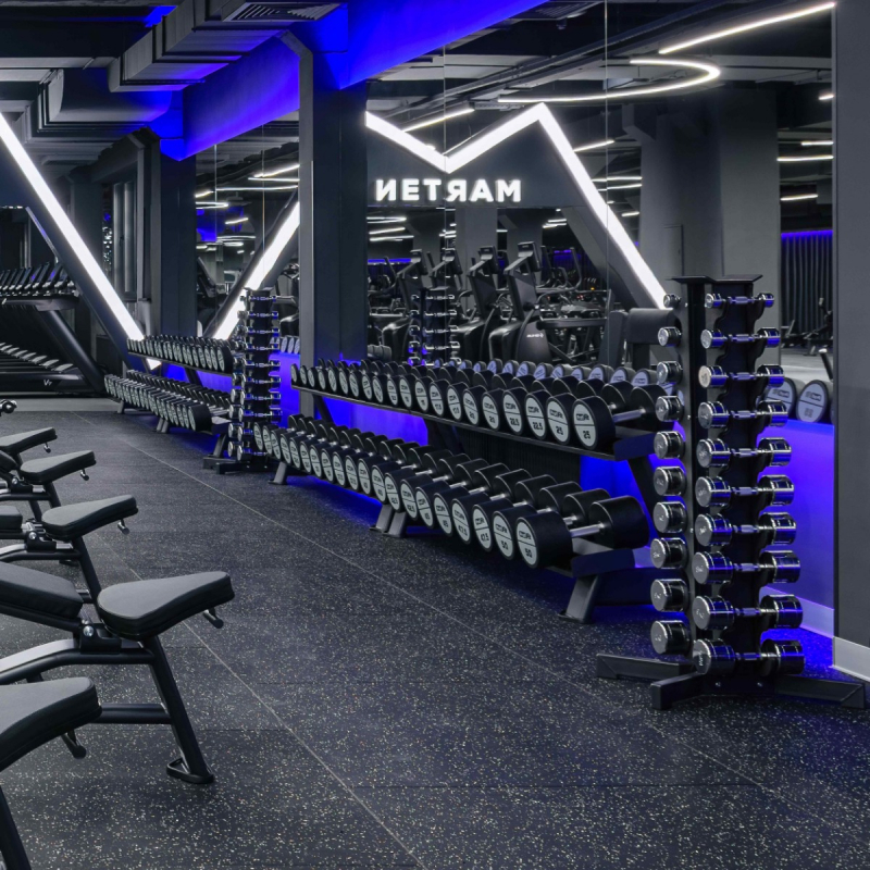 Стойка для гантелей E7077 DHZ Fitness