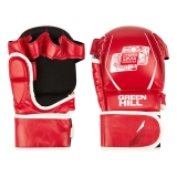 Перчатки СОЮЗ MMA РОССИИ красные Green Hill MMI-603MMAU S