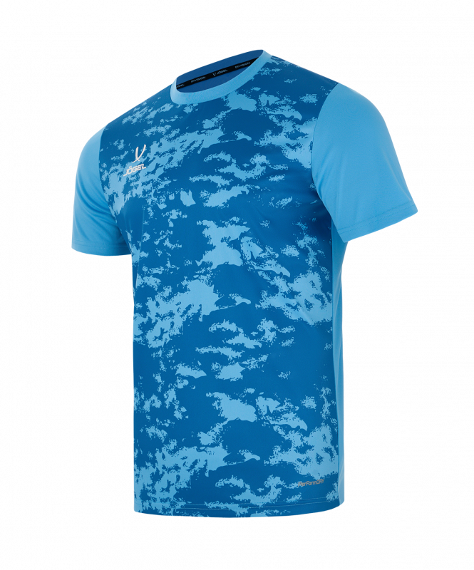 Футболка вратарская DIVISION PerFormDRY SPLASH GK Jersey, голубой, детский, размер YXL, Jögel ЦБ-00004680