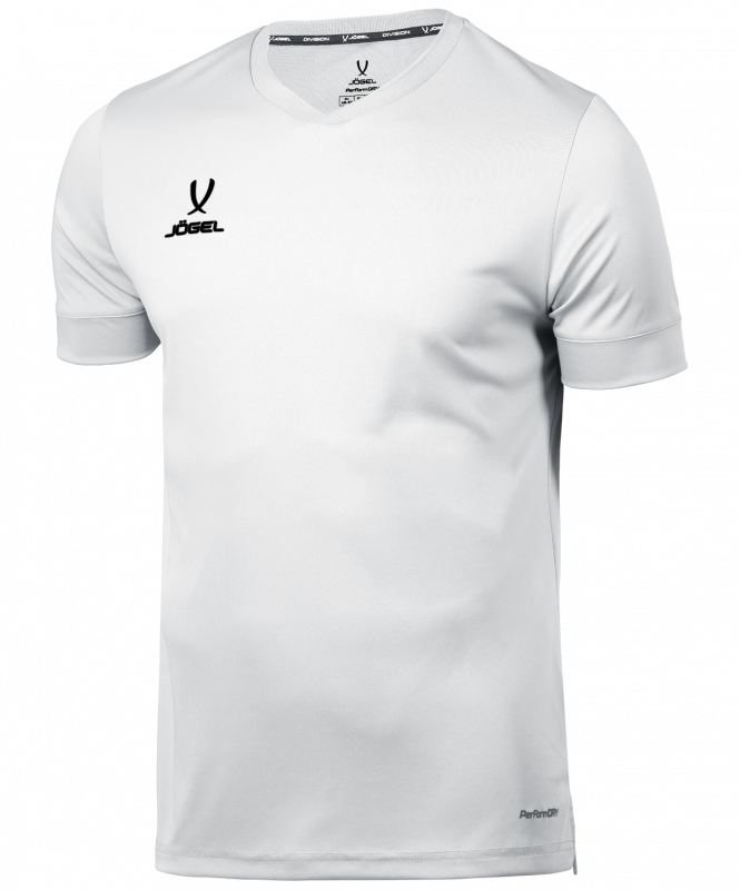 Футболка игровая DIVISION PerFormDRY Union Jersey, белый/белый, размер L, Jögel ЦБ-00001826