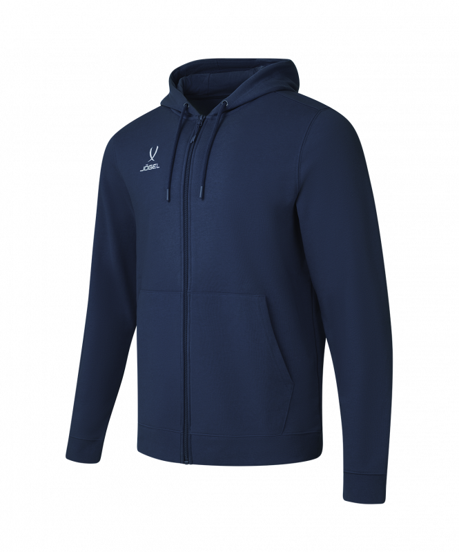 Флисовое худи на молнии ESSENTIAL Cotton Fleece FZ Hoodie, темно-синий, размер XS, JÖGEL ЦБ-00004809