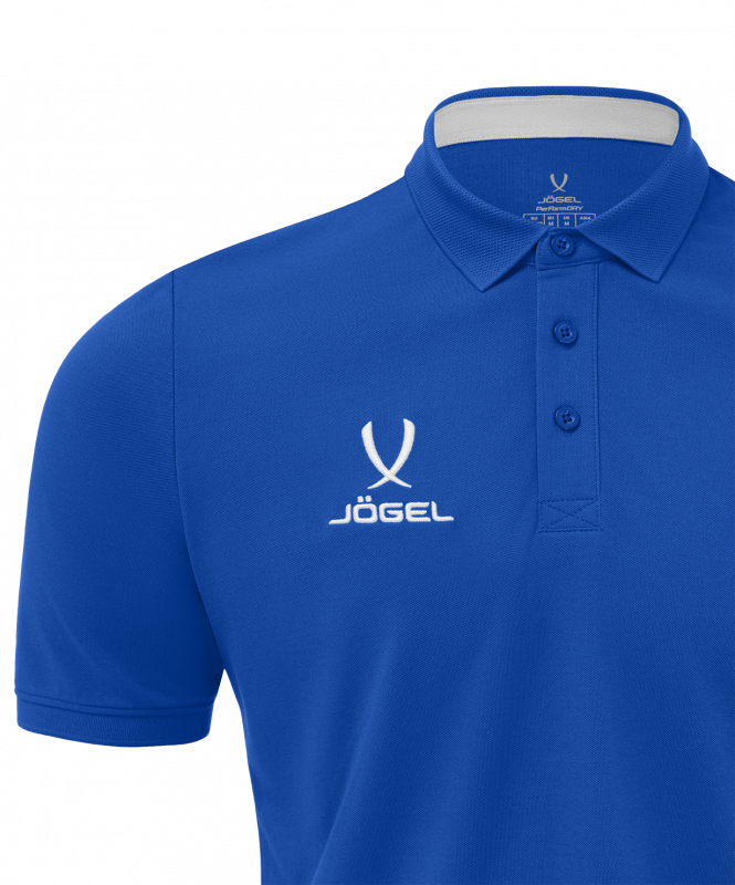 Поло JÖGEL PREMIER PerFormDRY CVC Polo, синий, размер L ЦБ-00004937