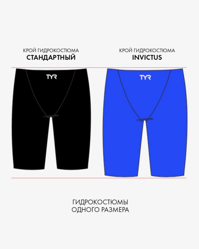 Гидрошорты TYR Инвиктус (28, 428 Голубой) INMILW6A