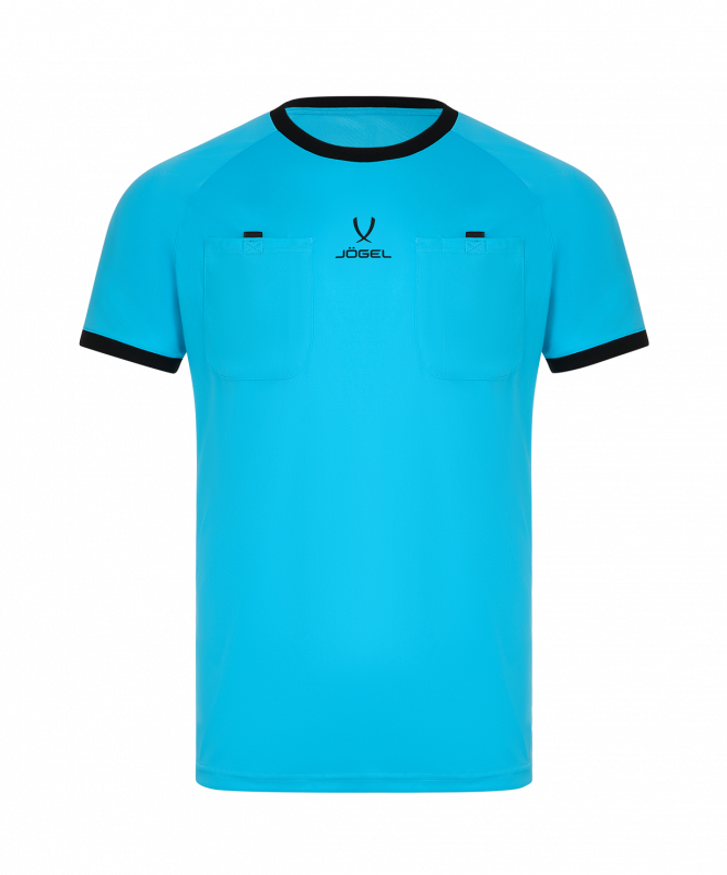 Футболка судейская Referee tee, голубой, размер M, JÖGEL ЦБ-00004986
