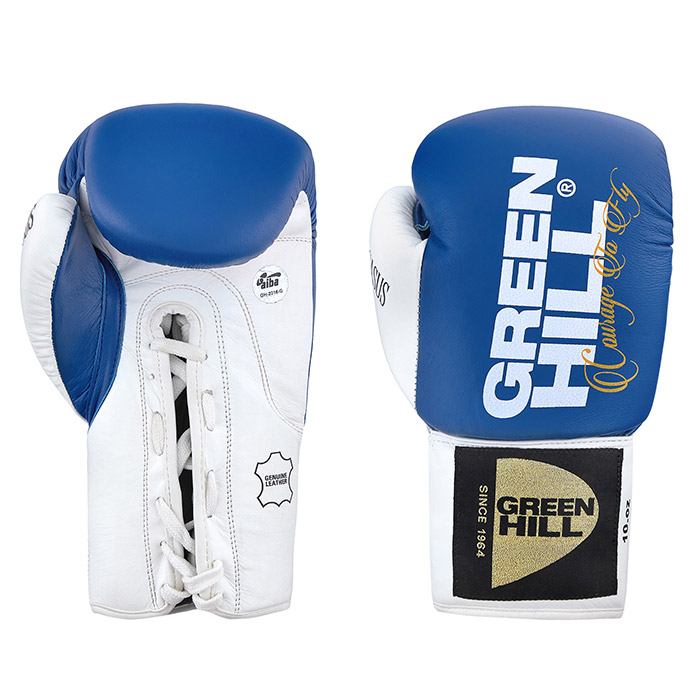 Перчатки PEGASUS AIBA PRO синие Green Hill BGP-2239 8oz