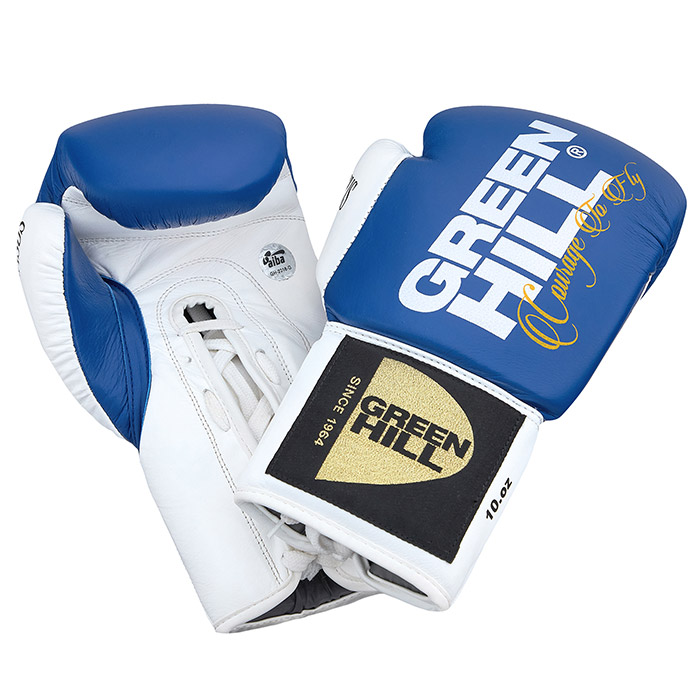 Перчатки PEGASUS AIBA PRO синие Green Hill BGP-2239 8oz
