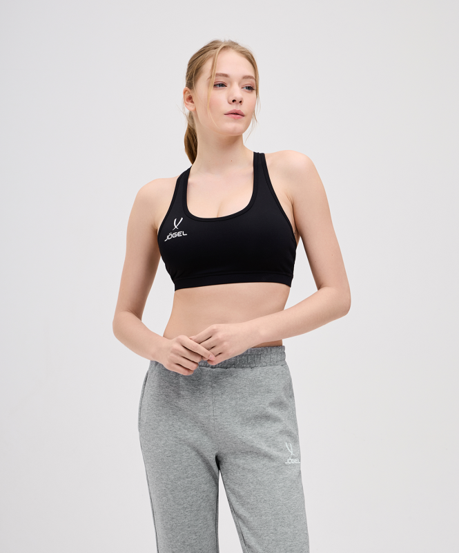 Бра тренировочное DIVISION PerFormDRY Womens Top, черный, размер XL, JÖGEL ЦБ-00004273