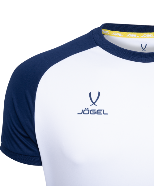 Футболка игровая CAMP Reglan Jersey, белый/темно-синий, детский, Jögel