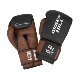 Боксерские перчатки Force TRAINING Чёрно-коричневые Green Hill CNBGKT-980 12oz