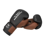 Боксерские перчатки Force TRAINING Чёрно-коричневые Green Hill CNBGKT-980 12oz
