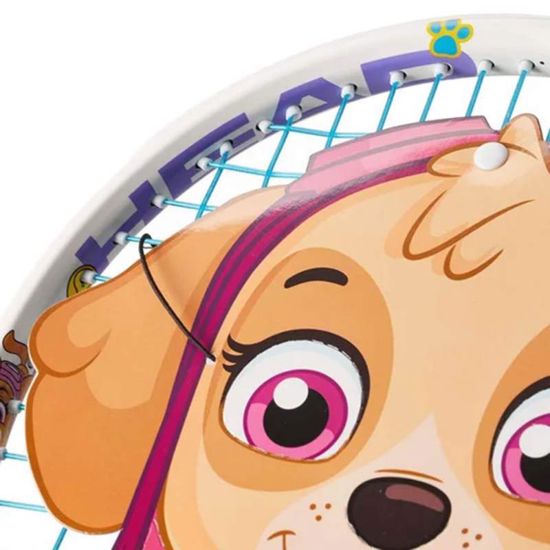 Ракетка б/т дет.HEAD Paw 21 Gr05, 232305, для детей 4-6 лет, алюминий, со струнами, белый