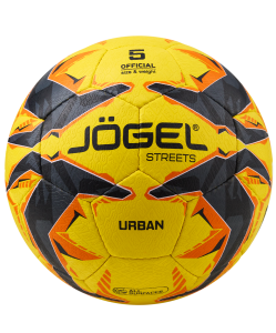 Мяч футбольный Urban №5, желтый, Jögel УТ-00021508