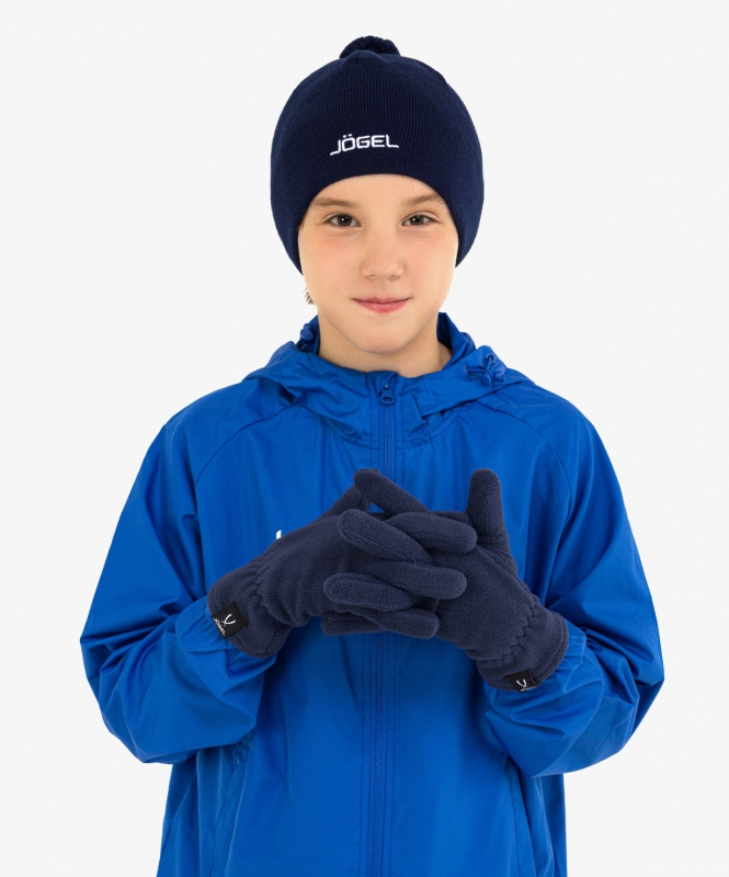 Перчатки зимние ESSENTIAL Fleece Gloves, темно-синий, Jögel