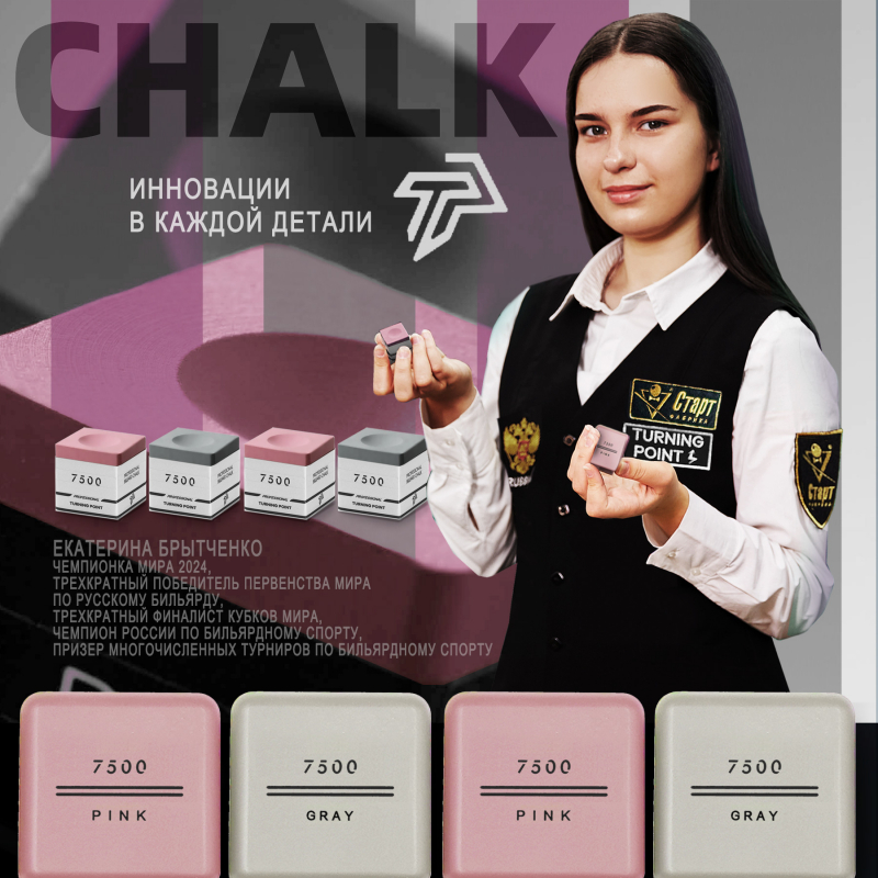 Мел Turning Point 7500 Серый