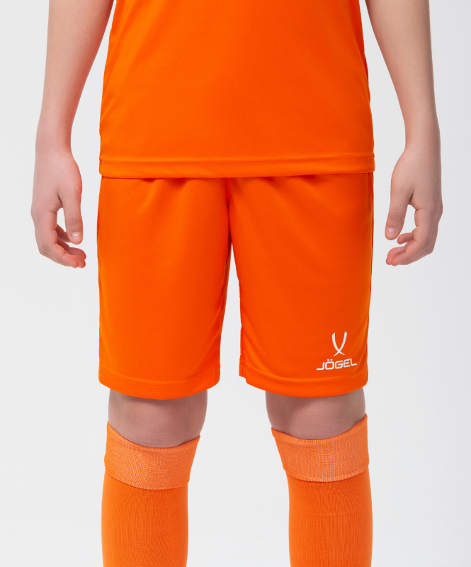 Шорты игровые CAMP Classic Shorts, оранжевый/белый, детский, размер YM, Jögel УТ-00016220