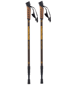 Скандинавские палки Explorer, 67-135 см, 3-секционные, коричневый, Berger