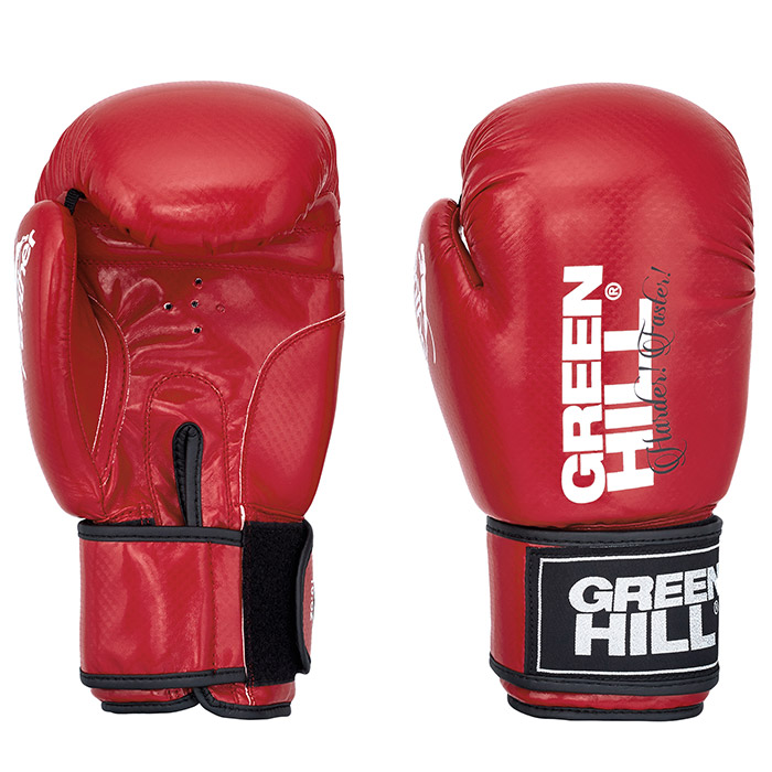 Боксерские перчатки PANTHER красные Green Hill BGP-2098 10oz