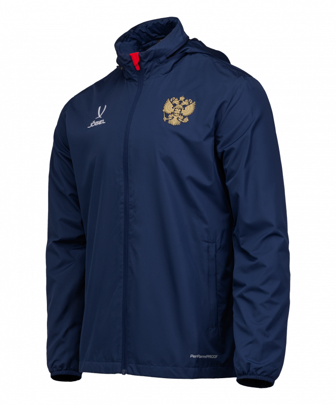 Куртка ветрозащитная JÖGEL NATIONAL PerFormPROOF Rain Jacket, темно-синий, размер S ЦБ-00003142