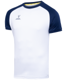 Футболка игровая CAMP Reglan Jersey, белый/темно-синий, детский, размер XS, Jögel УТ-00016197