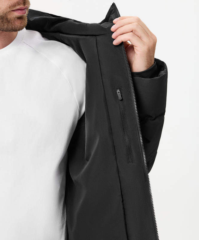 Пальто утепленное ESSENTIAL PerFormPROOF Padded Coat, черный, размер XXL, Jögel ЦБ-00003938