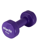 Гантель виниловая STARFIT DB-101 4 кг, фиолетовый.