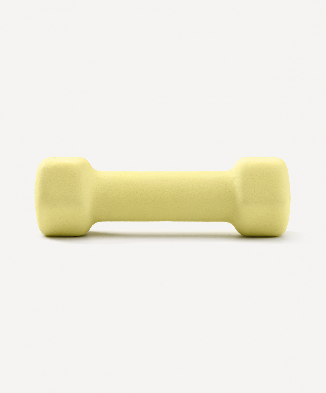 Гантель неопреновая DB-201 0.5 кг, желтый пастельный, Starfit ЦБ-00001425