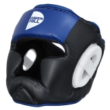 Боксерский шлем POISE черно-синий Green Hill HGP-9015 L