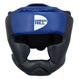 Боксерский шлем POISE черно-синий Green Hill HGP-9015 L