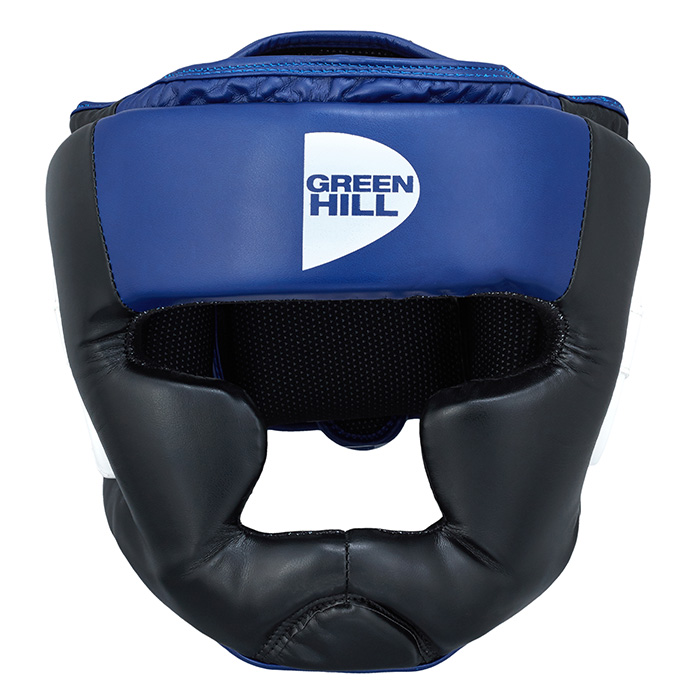Боксерский шлем POISE черно-синий Green Hill HGP-9015 L