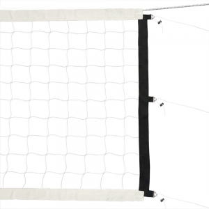 Сетка вол. проф., FS-V-№ 9, белая, 9.5х1м, нить3.5мм ПП, яч.10см., верх.лента 7см, карманы, кевлар. трос