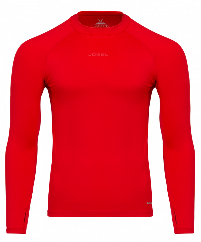 Джемпер компрессионный PerFormDRY Baselayer Warm Top, красный, Jögel ЦБ-00003136