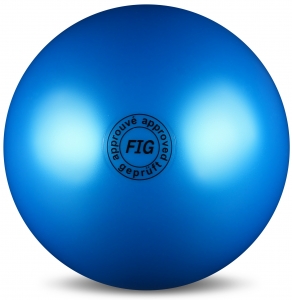 Мяч для художественной гимнастики FIG 19 см. голубой