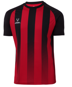 Футболка игровая Camp Striped Jersey, красный/черный, детский, Jögel