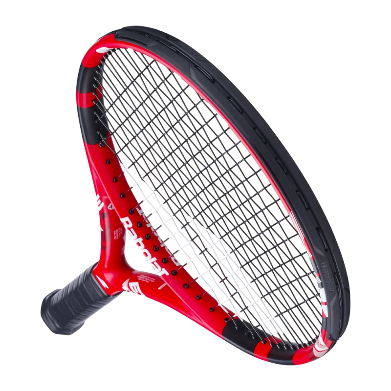 Ракетка б/т BABOLAT Evoke Team Gr2, 121269, для любит., графит, со струнами, красно-черный