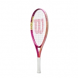 Ракетка б/т дет. Wilson Intrigue Jr 23, WR180410U, для детей 7-8лет, алюминий, со струнами, фуксия