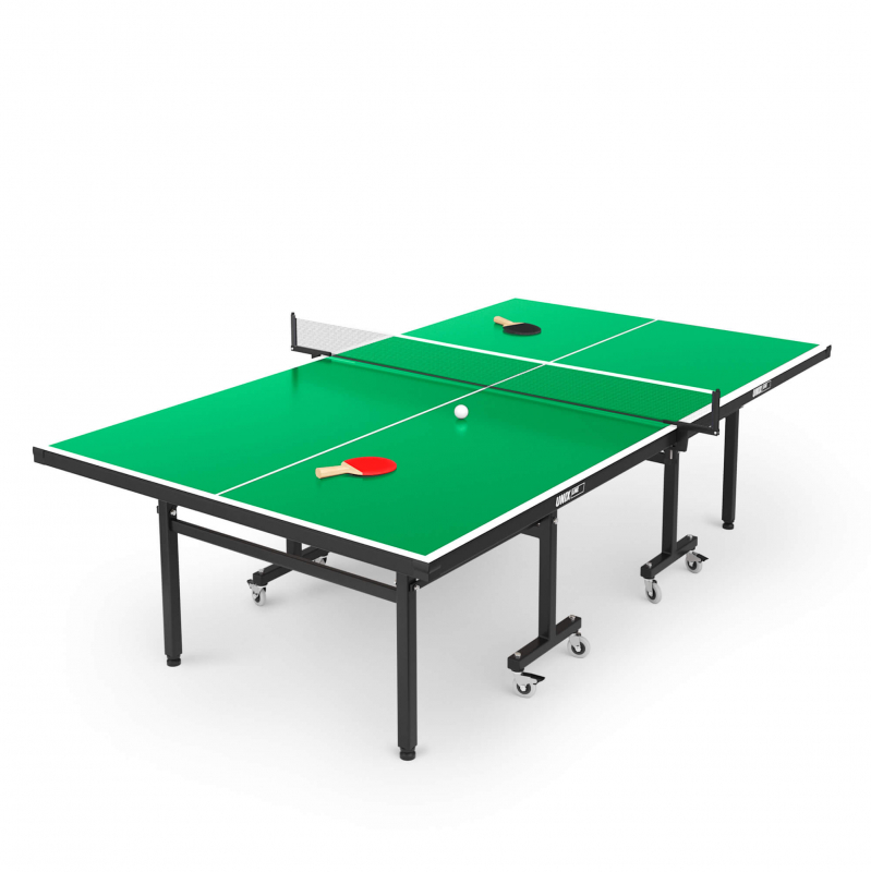 Всепогодный теннисный стол UNIX Line для улицы outdoor 14 мм SMC, зеленый TTS14OUTGR