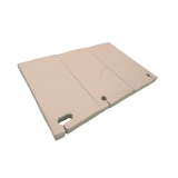 Мат с прорезями для шведской стенки (мягкий щит) Romana 1500*1000*80, в 3 сложения (бежевый)