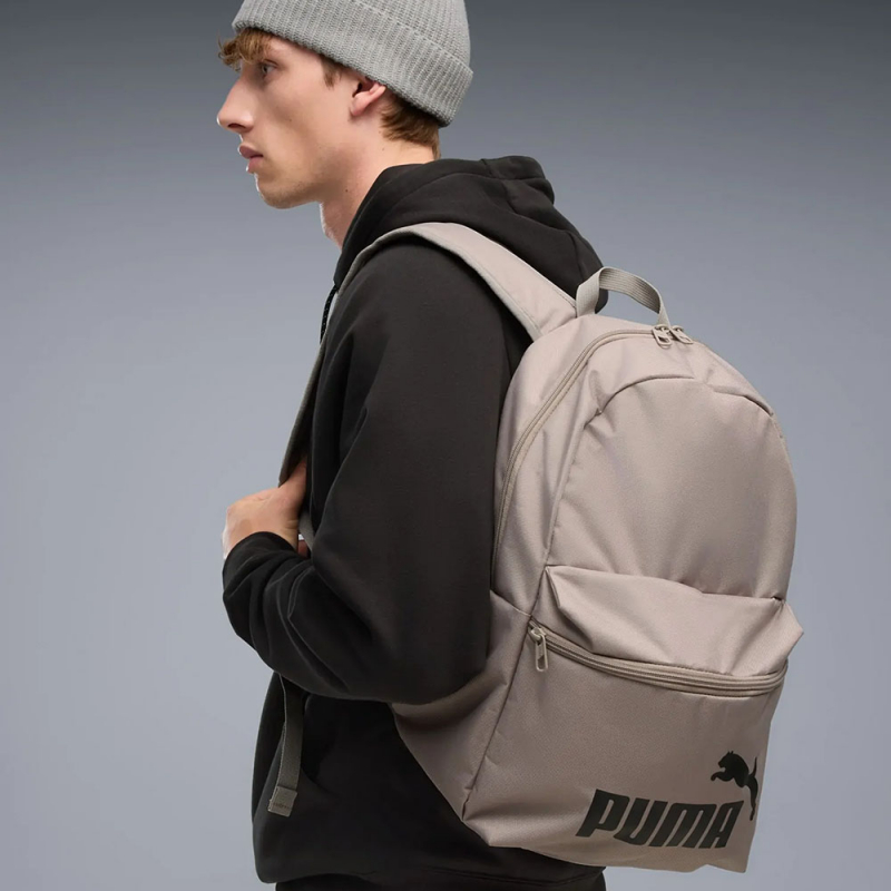 Рюкзак спорт. PUMA Phase Backpack, 09116443, полиэстер, серый