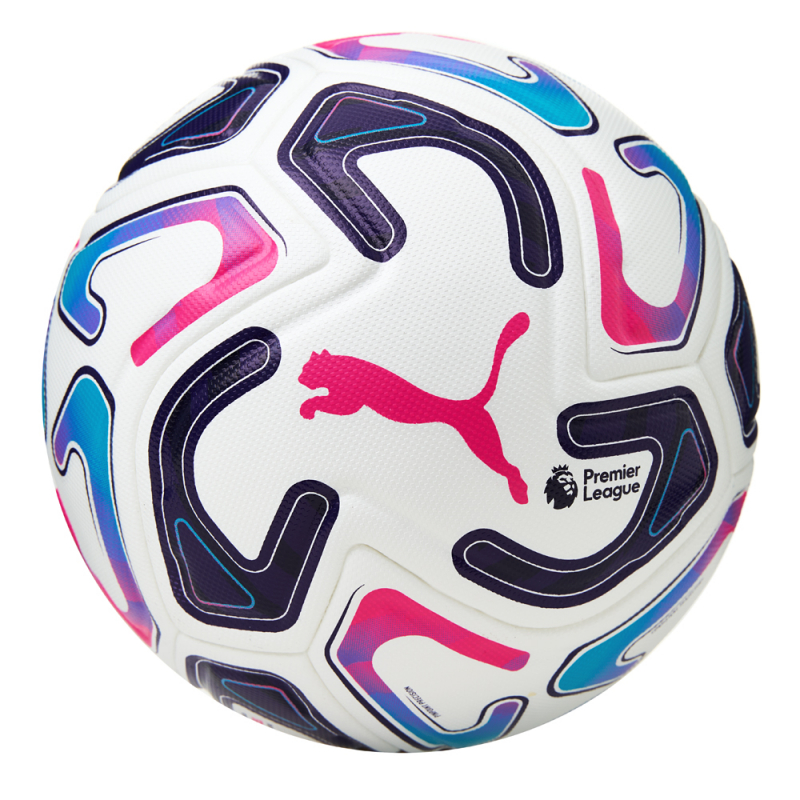 Мяч футб. PUMA Stellar Pro PL, 08510701, размер 5, FIFA Quality Pro, 8п, ПУ, термосш, бело-фиолетовый